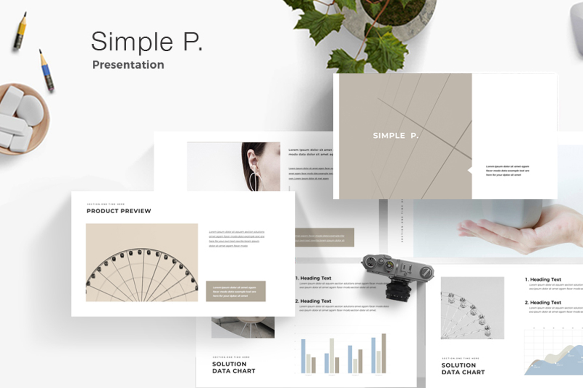 Detail Template Ppt Simple Keren Nomer 35