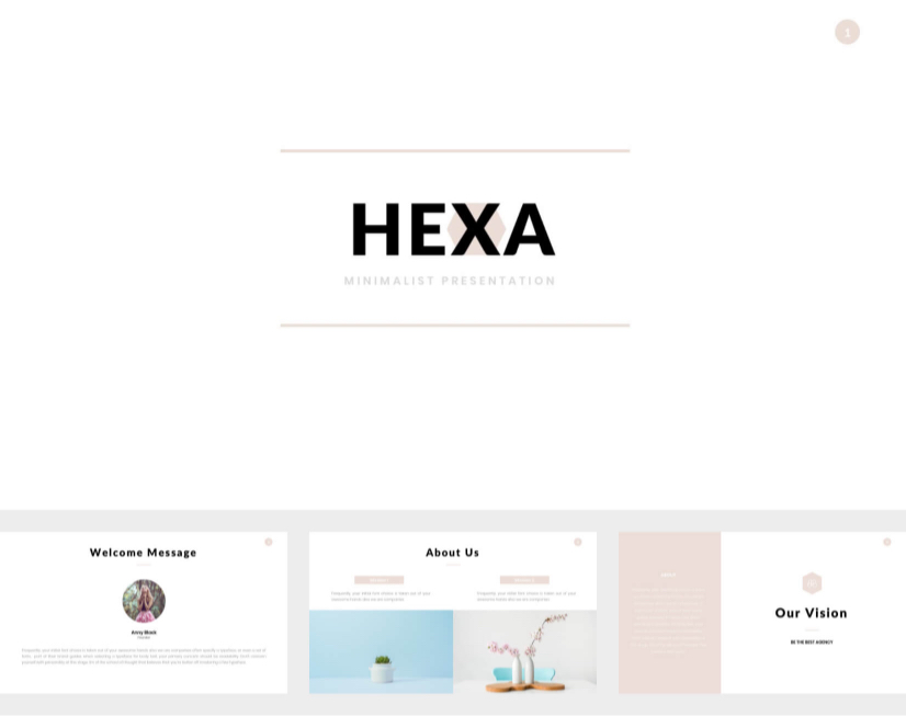 Detail Template Ppt Simple Keren Nomer 40