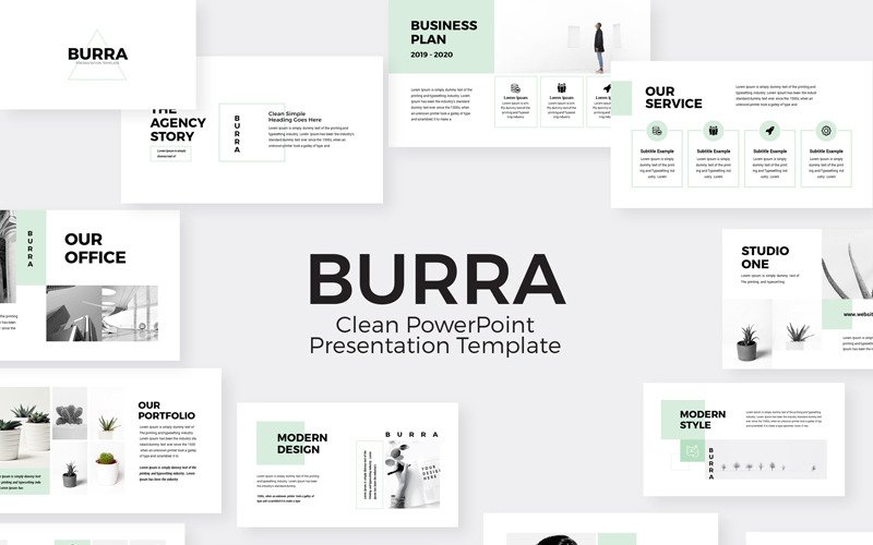 Detail Template Ppt Simple Keren Nomer 45