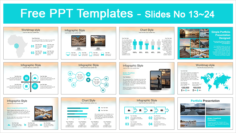 Detail Template Ppt Simple Pastel Nomer 39