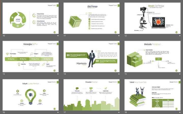 Detail Template Ppt Skripsi Aesthetic Nomer 32