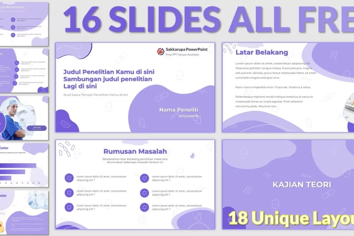 Detail Template Ppt Skripsi Aesthetic Nomer 50