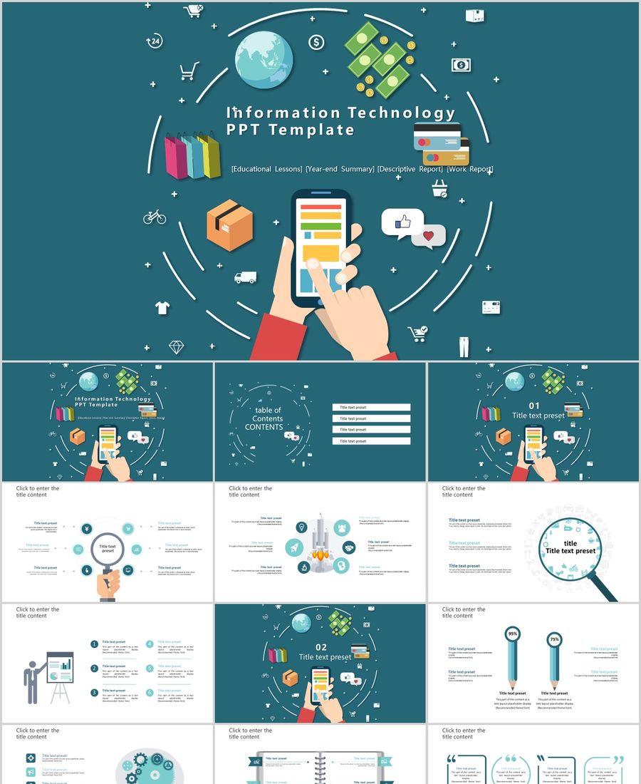 Detail Template Ppt Teknologi Informasi Nomer 3