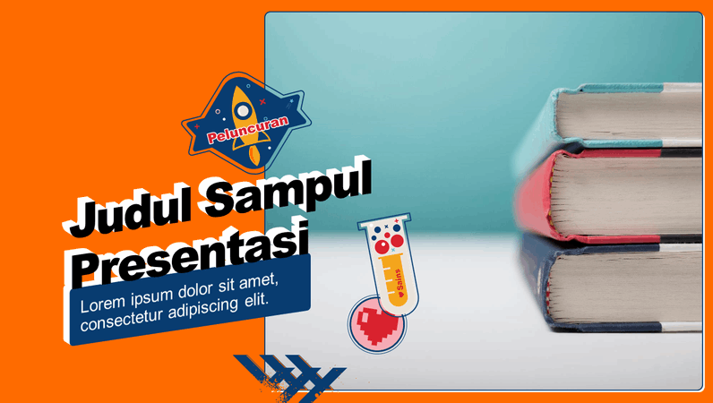 Detail Template Ppt Tema Buku Nomer 41