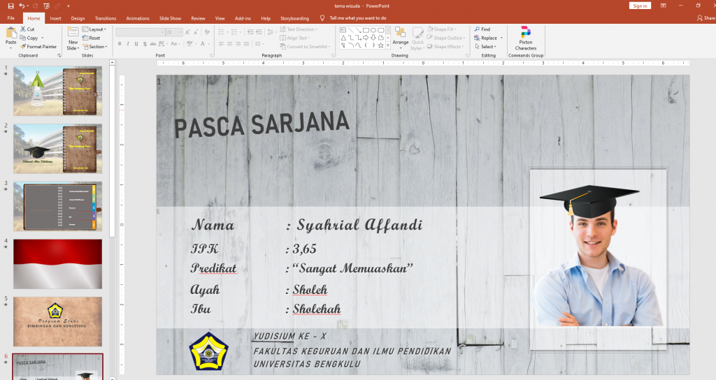 Detail Template Ppt Wisuda Nomer 7