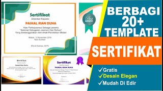 Detail Template Sertifikat Doc Gratis Nomer 40