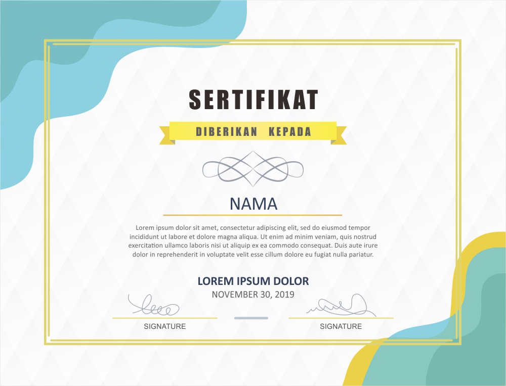 Detail Template Sertifikat Kosong Nomer 18