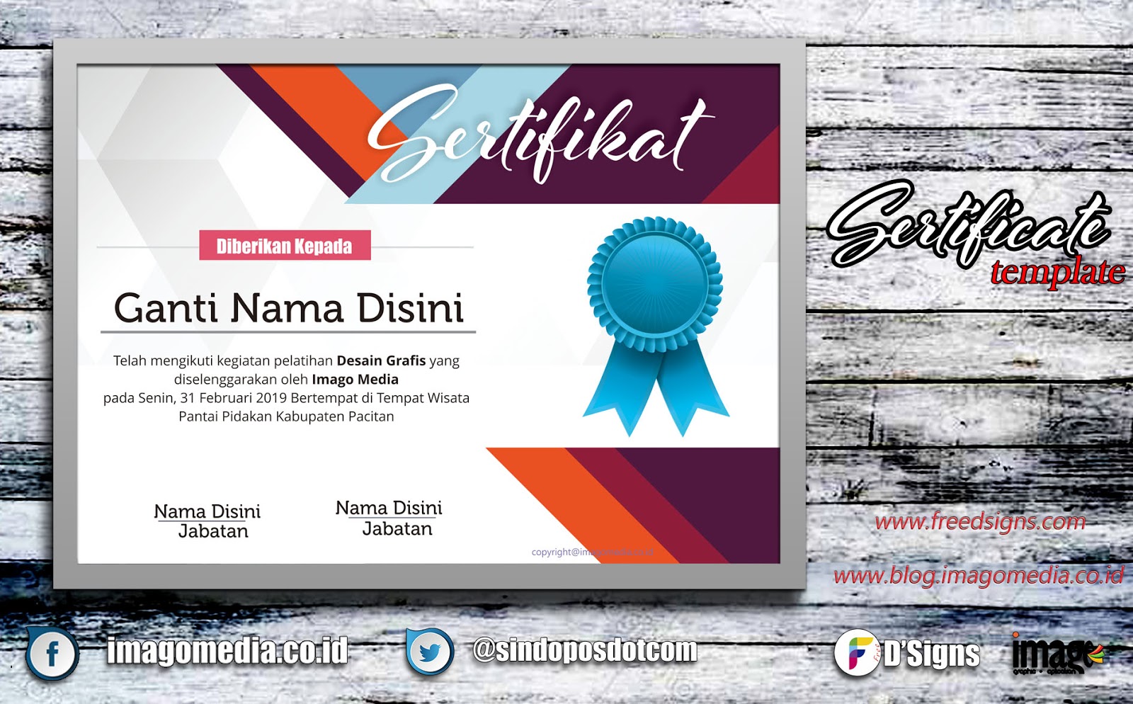 Detail Template Sertifikat Lomba Nomer 14