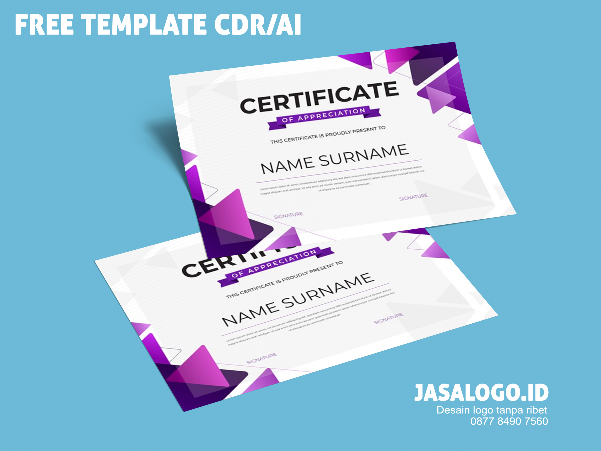 Detail Template Sertifikat Lomba Nomer 49