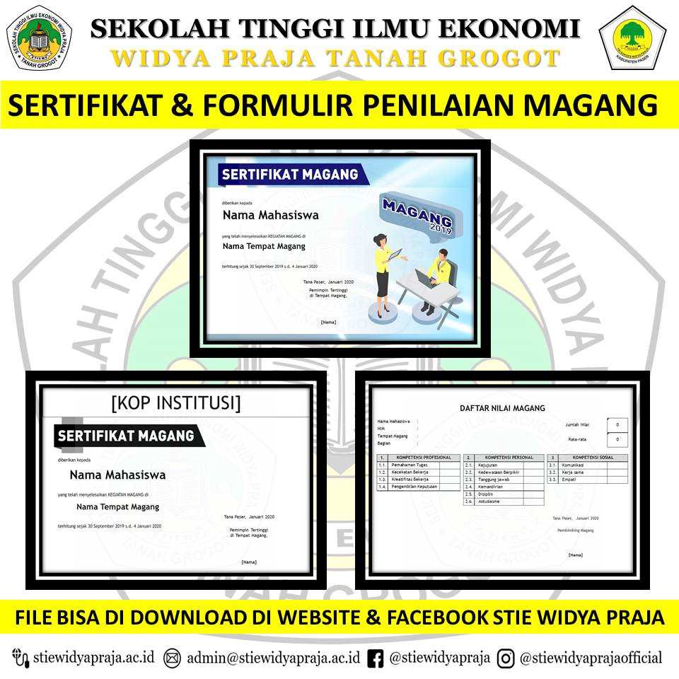 Detail Template Sertifikat Pkl Nomer 11