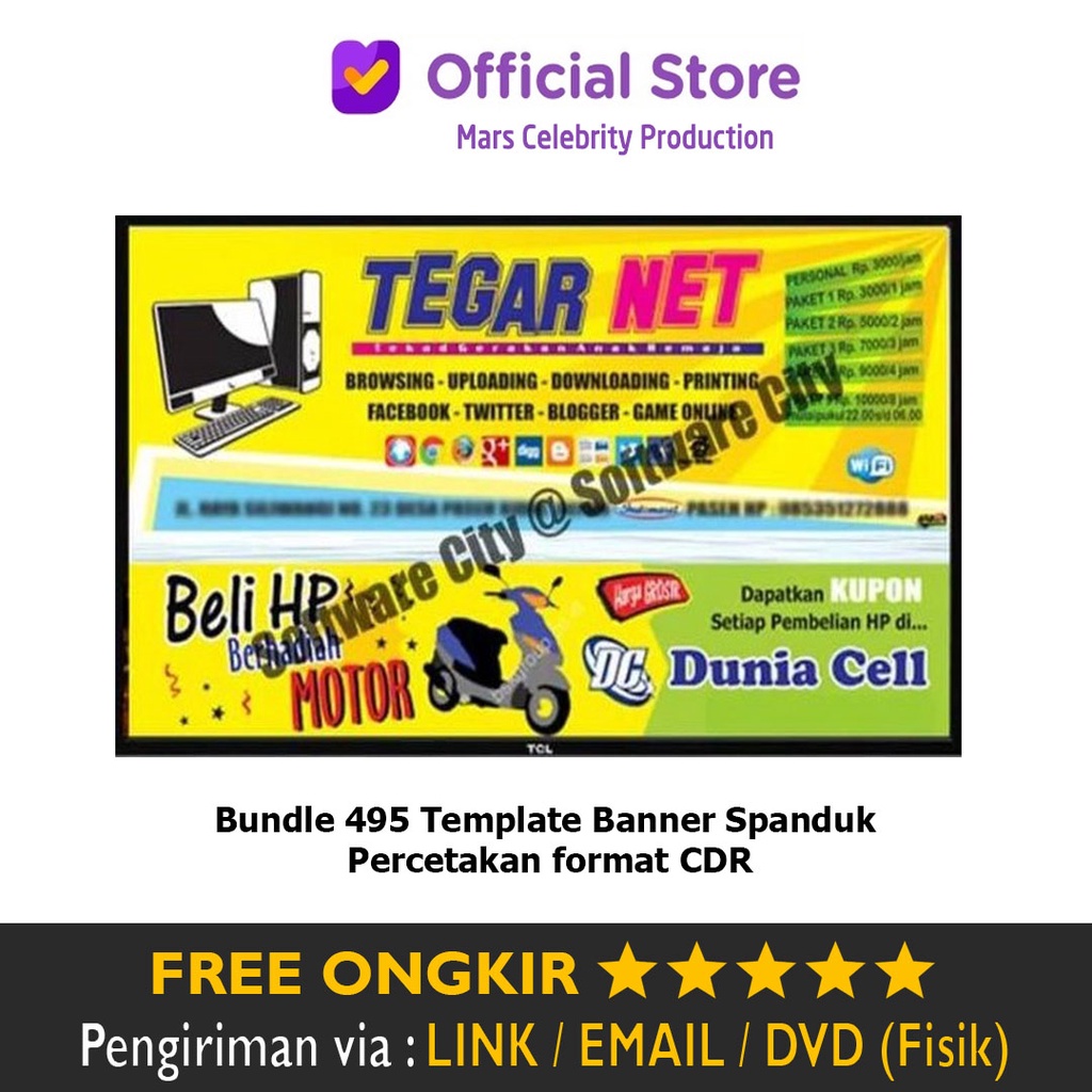 Detail Template Spanduk Corel Nomer 37