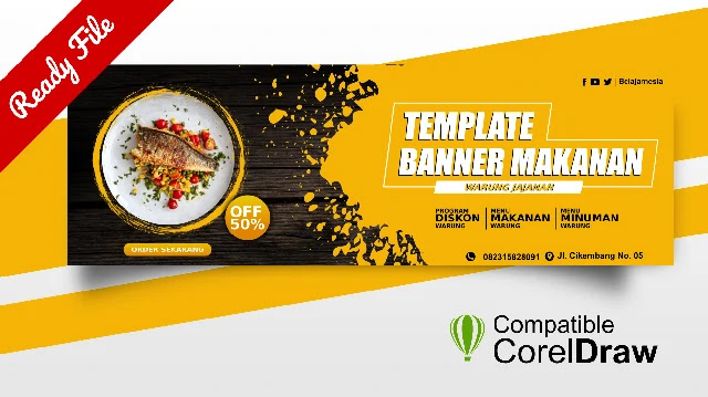 Detail Template Spanduk Makanan Nomer 3