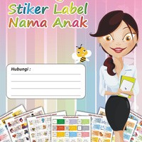 Detail Template Stiker Nama Nomer 39