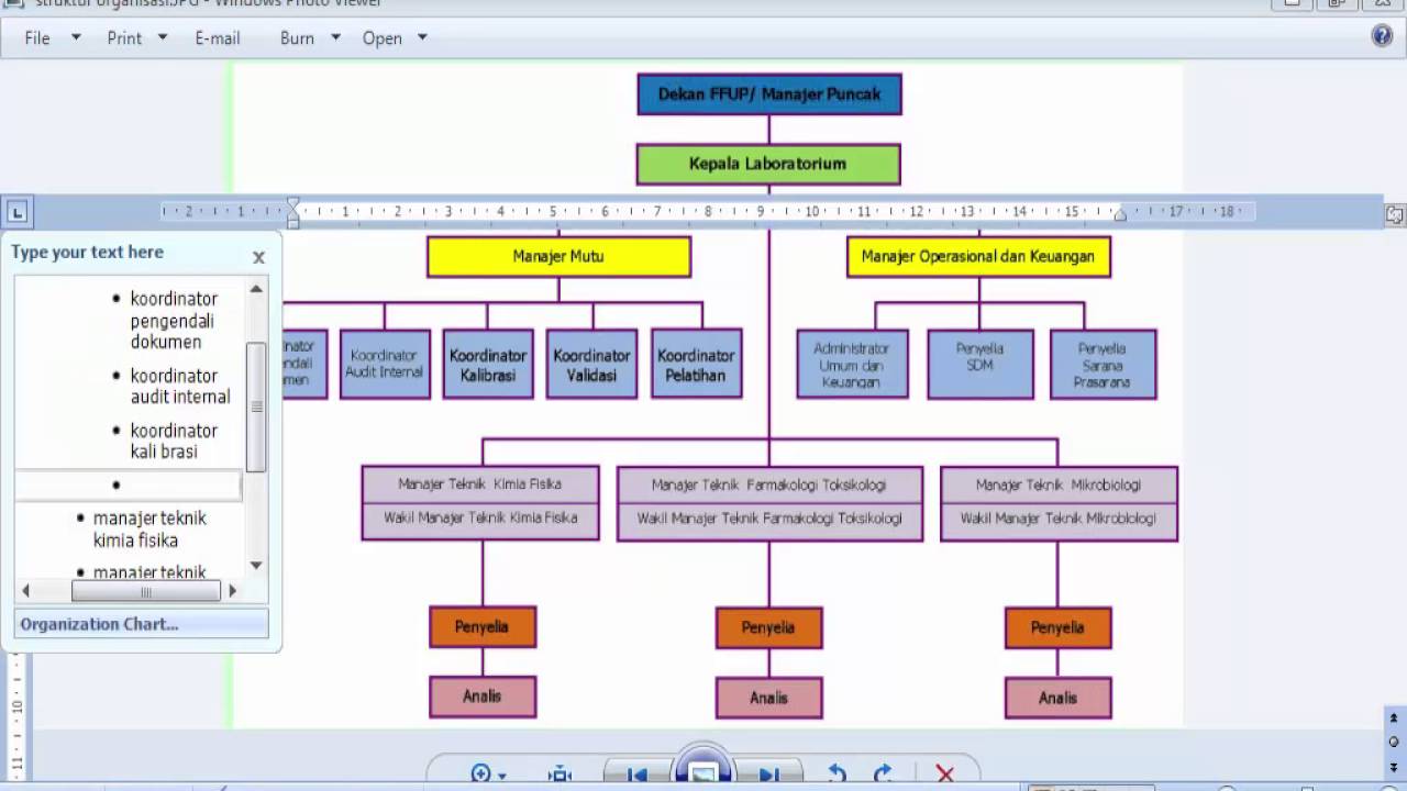 Detail Template Struktur Organisasi Excel Nomer 31