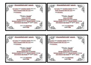 Detail Template Undangan Aqiqah Word Nomer 53