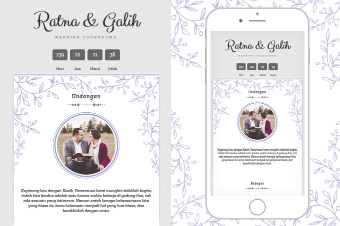Detail Template Undangan Pernikahan Digital Nomer 37