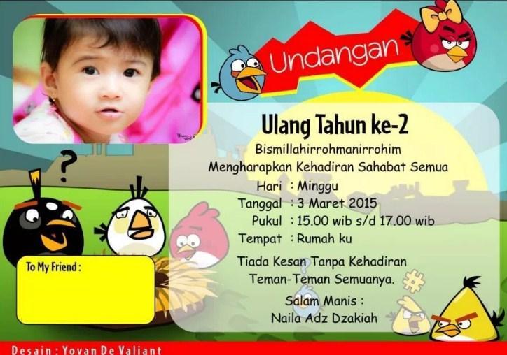 Detail Template Undangan Ulang Tahun Anak Nomer 12