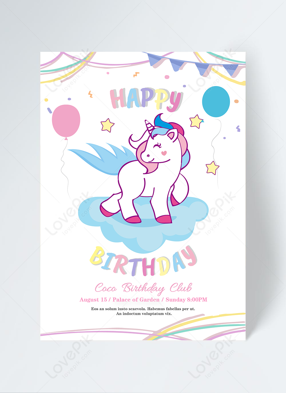 Detail Template Undangan Ulang Tahun Anak Nomer 34