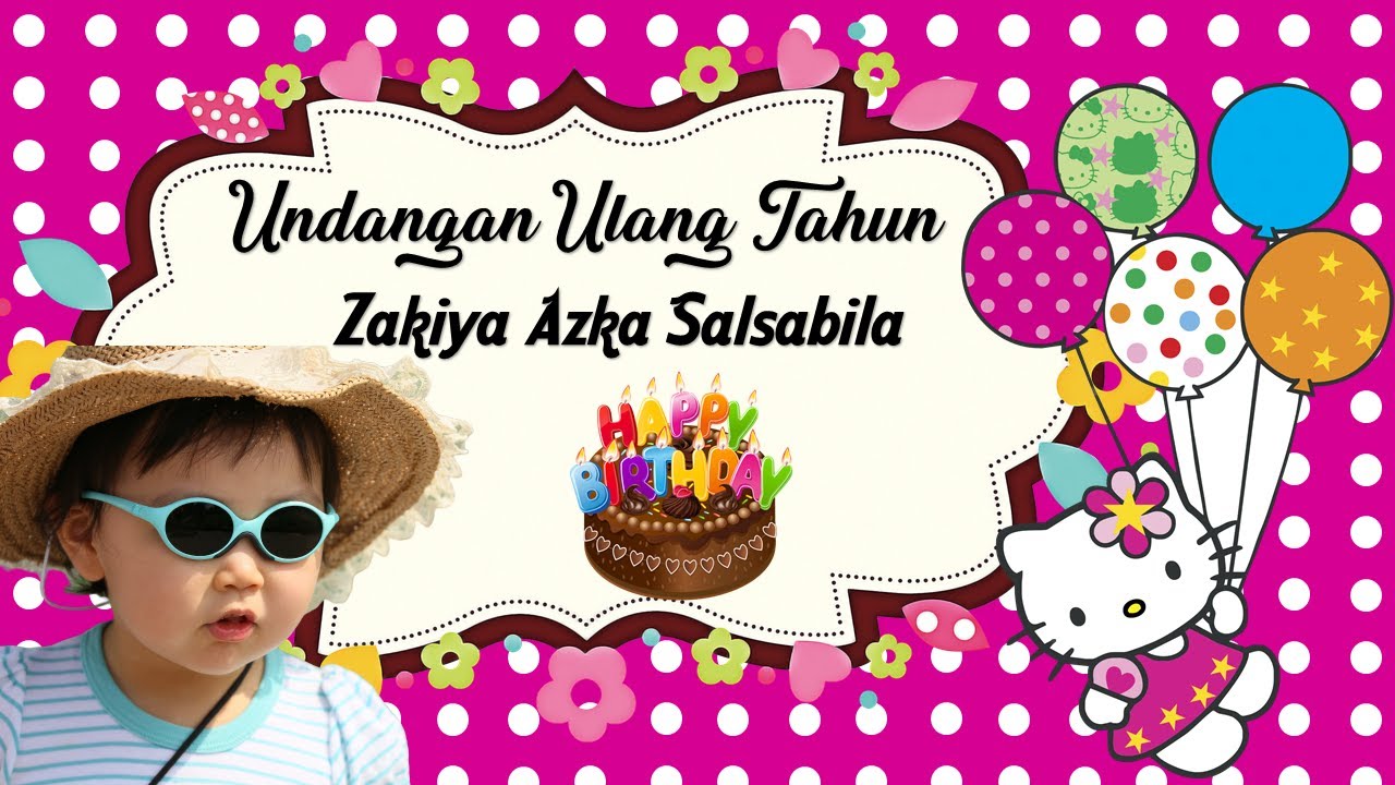 Detail Template Undangan Ulang Tahun Anak Nomer 44
