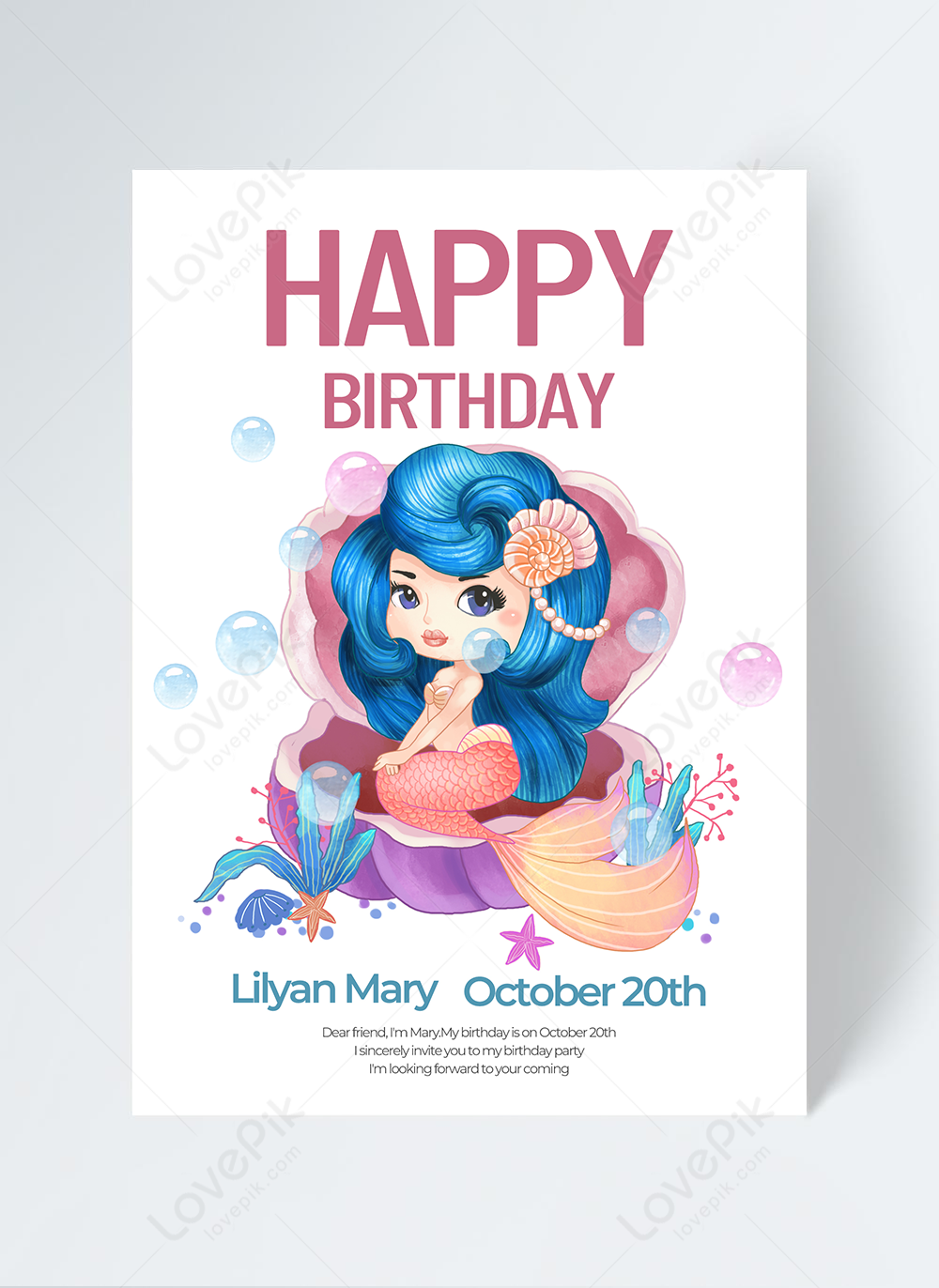 Detail Template Undangan Ulang Tahun Anak Nomer 51