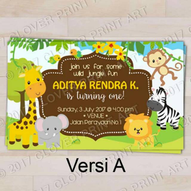 Detail Template Undangan Ulang Tahun Anak Nomer 52