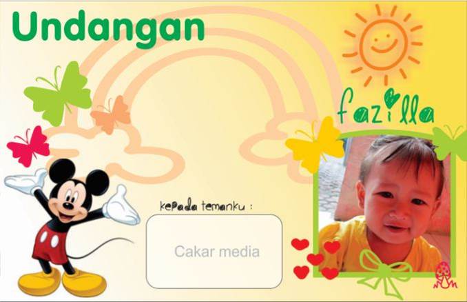 Detail Template Undangan Ulang Tahun Anak Word Nomer 25