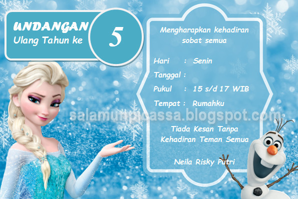 Detail Template Undangan Ulang Tahun Anak Word Nomer 34