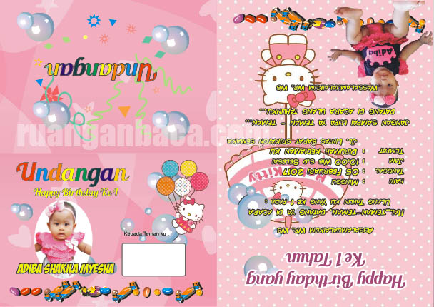 Detail Template Undangan Ulang Tahun Cdr Nomer 50