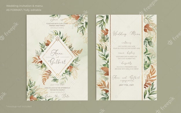 Detail Template Undangan Vector Nomer 16