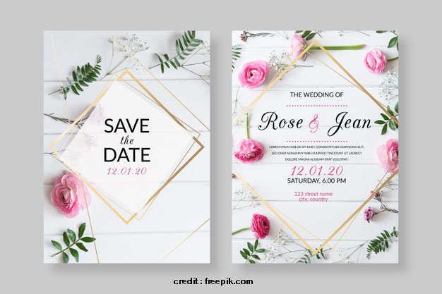 Detail Template Undangan Vector Nomer 18