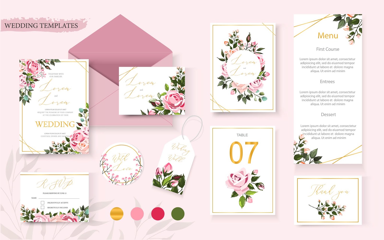 Detail Template Undangan Vector Nomer 19