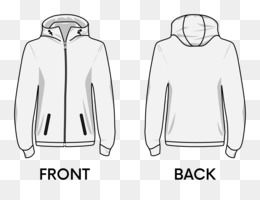 Detail Template Vector Hoodie Polos Hitam Depan Belakang Png Nomer 25