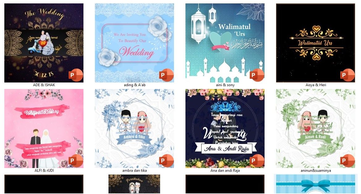 Detail Template Video Undangan Pernikahan Power Point Nomer 24