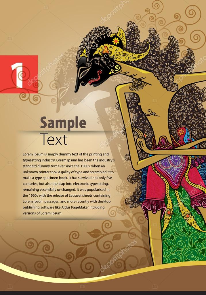 Detail Template Wayang Nomer 15