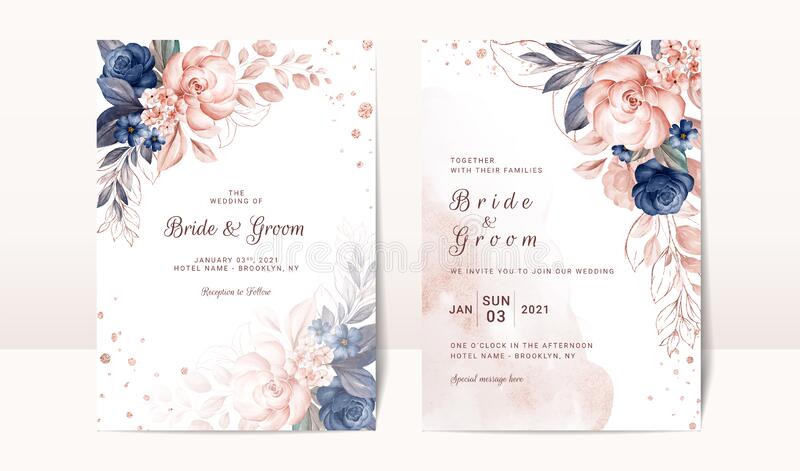 Detail Template Wedding Invitation Kosong Nomer 4