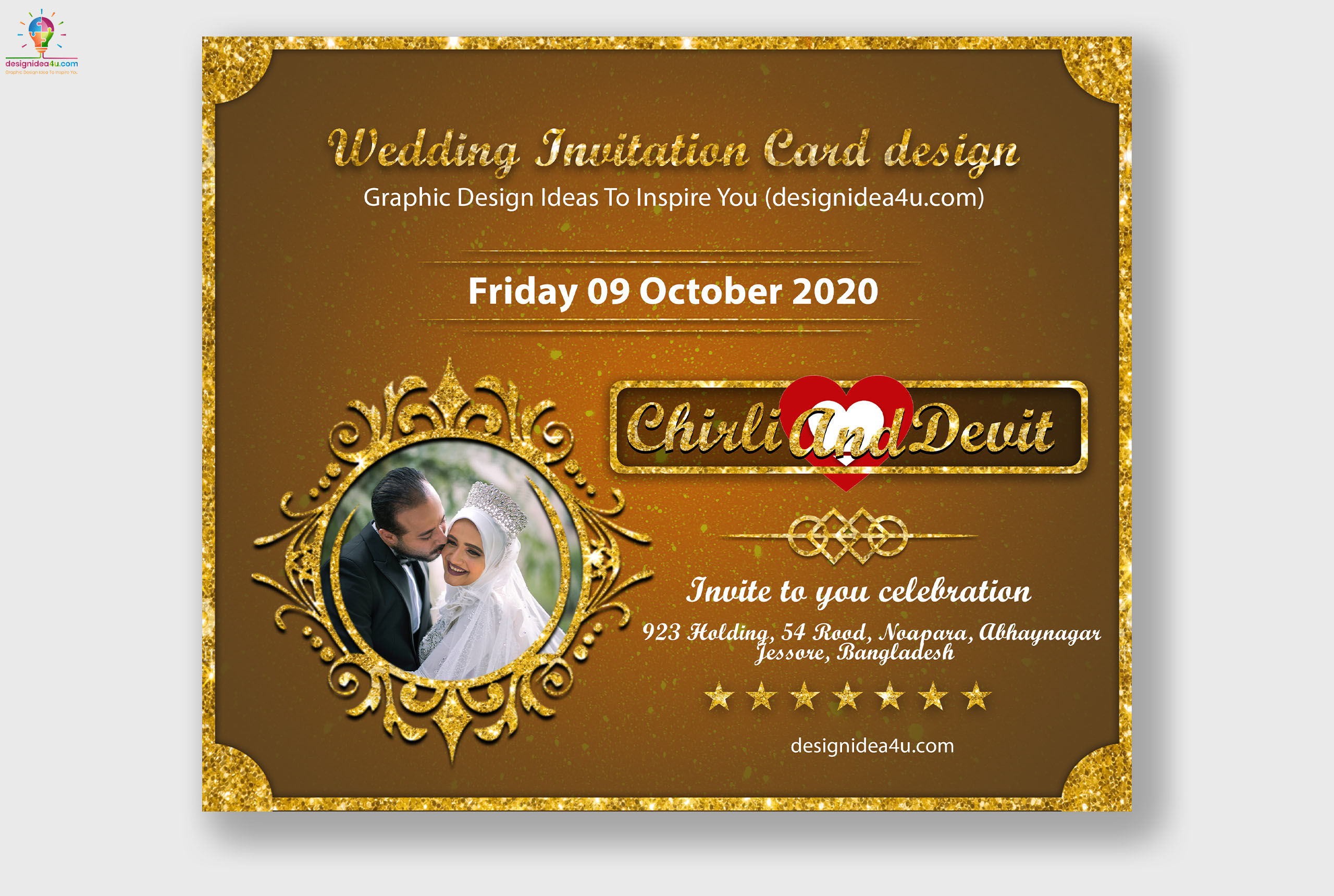 Detail Template Wedding Psd Gratis Nomer 41