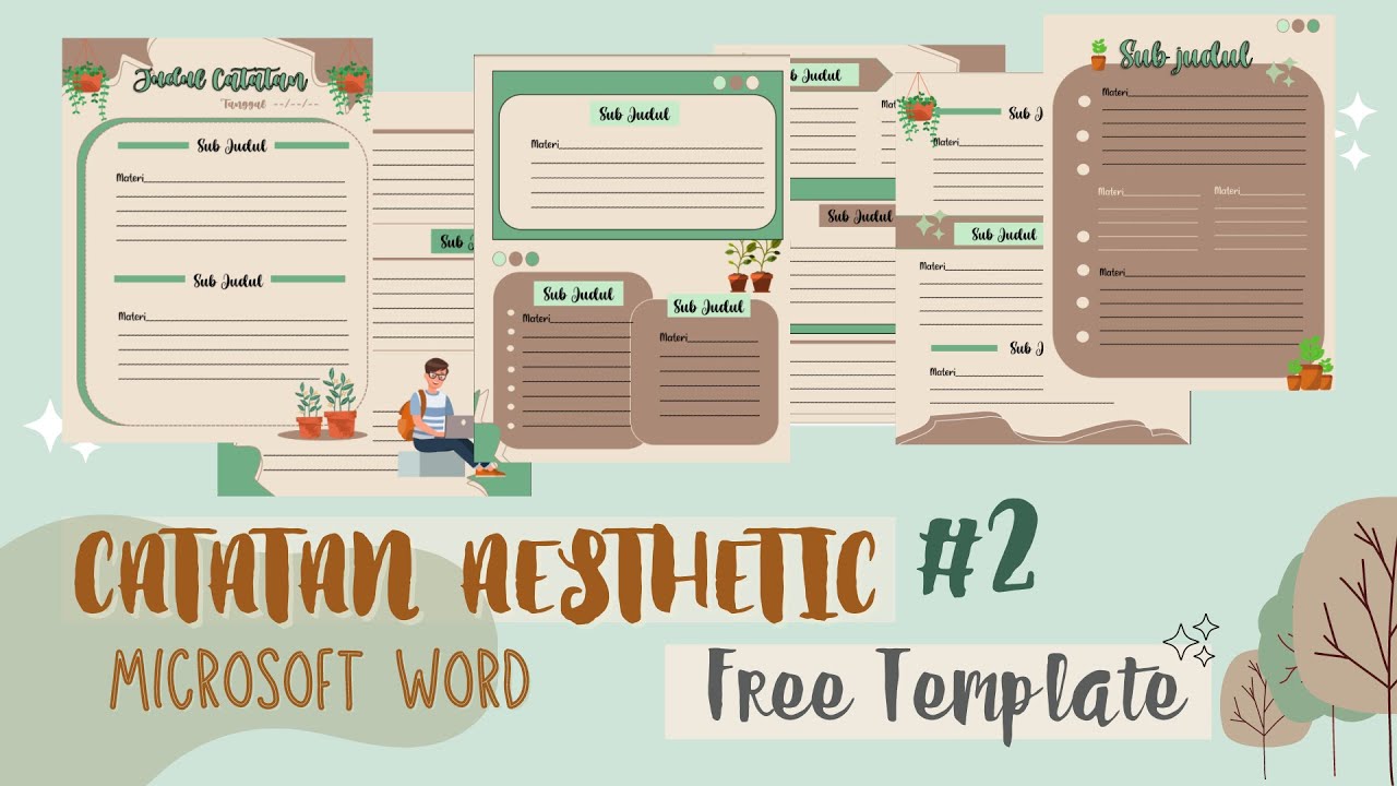 Detail Template Word Aesthetic Gratis Koleksi Nomer 6