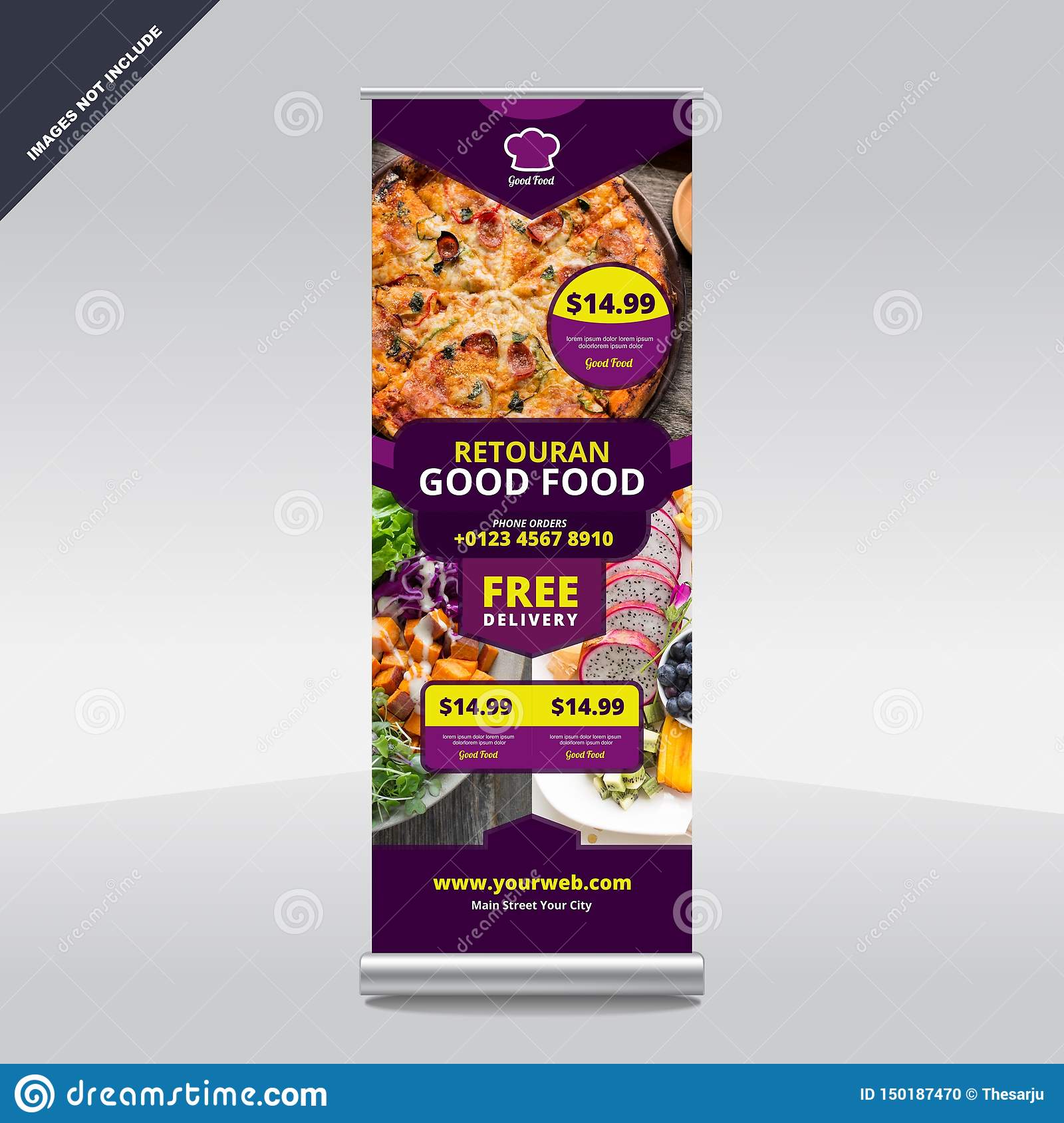Detail Template X Banner Corel Nomer 9