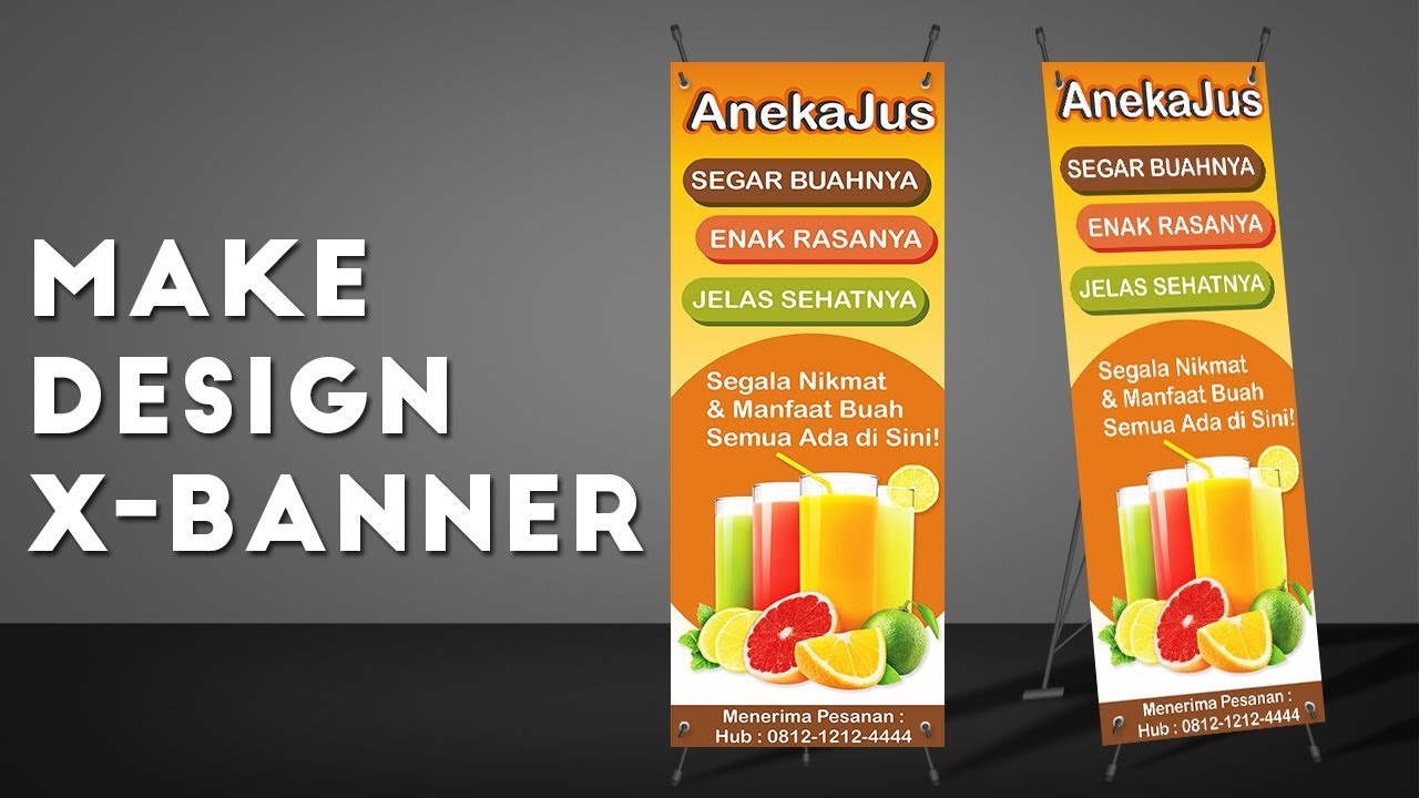 Detail Template X Banner Corel Nomer 34