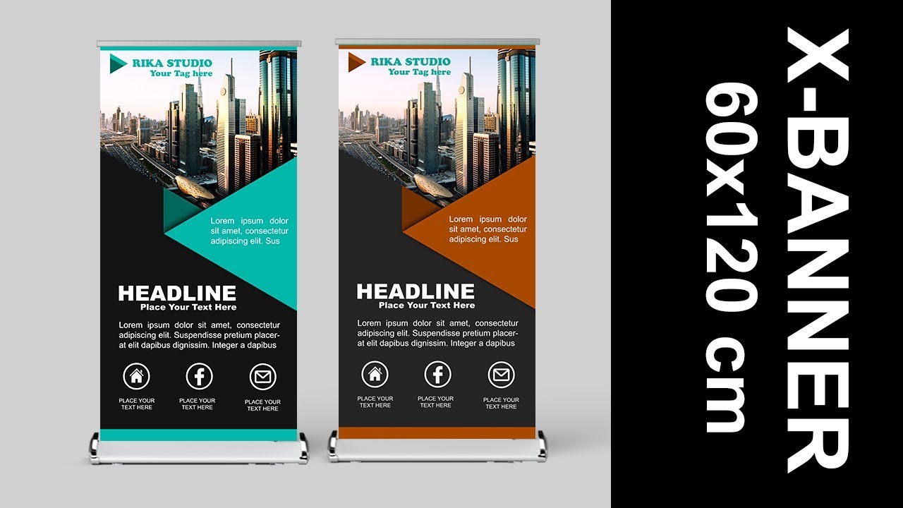 Detail Template X Banner Corel Nomer 42