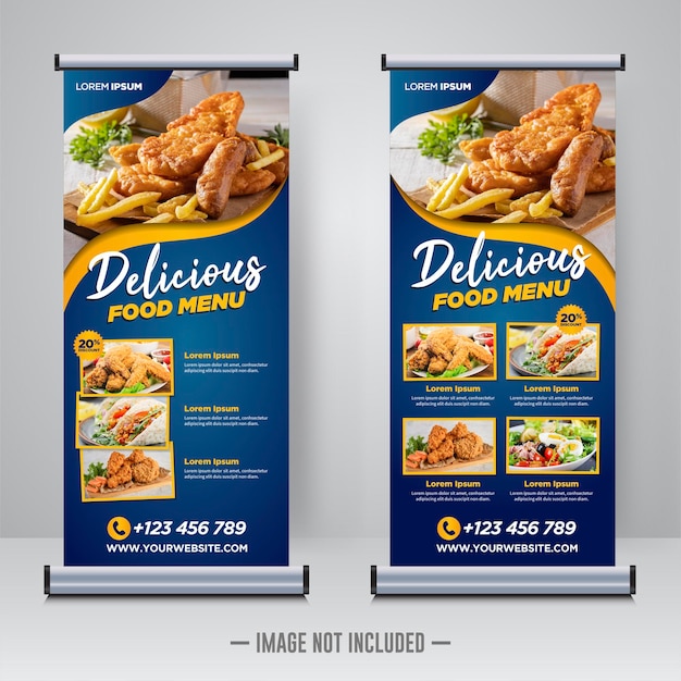 Detail Template X Banner Food Nomer 29