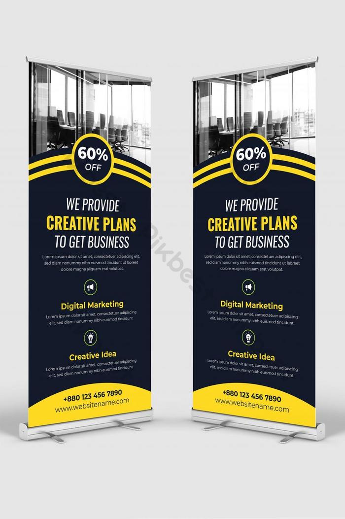 Template X Banner Psd