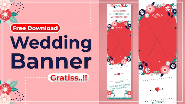 Detail Template X Banner Wedding Nomer 16