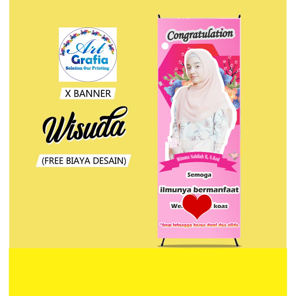 Detail Template X Banner Wisuda Koleksi Nomer 7