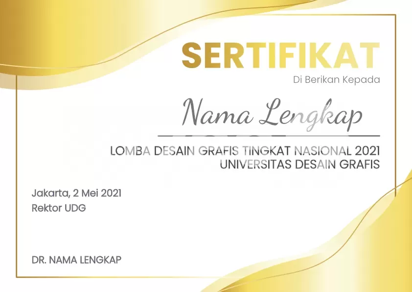 Detail Templet Sertifikat Nomer 47