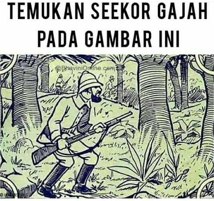 Detail Temukan Seekor Gajah Pada Gambar Ini Nomer 2