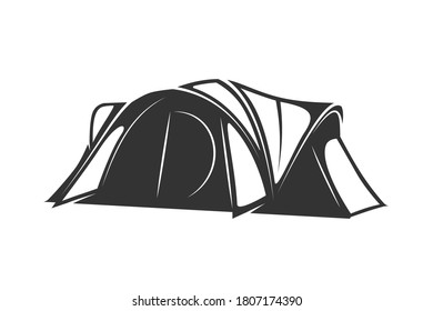 Detail Tenda Camping Vector Nomer 40