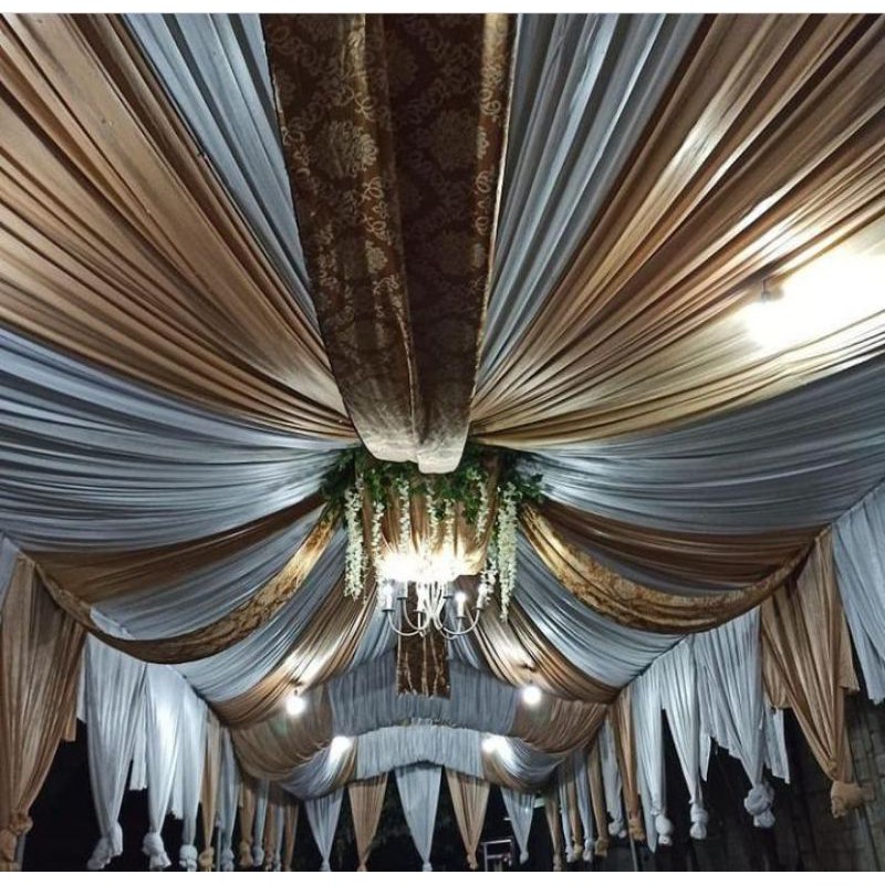 Detail Tenda Pernikahan Mewah Di Rumah Nomer 30