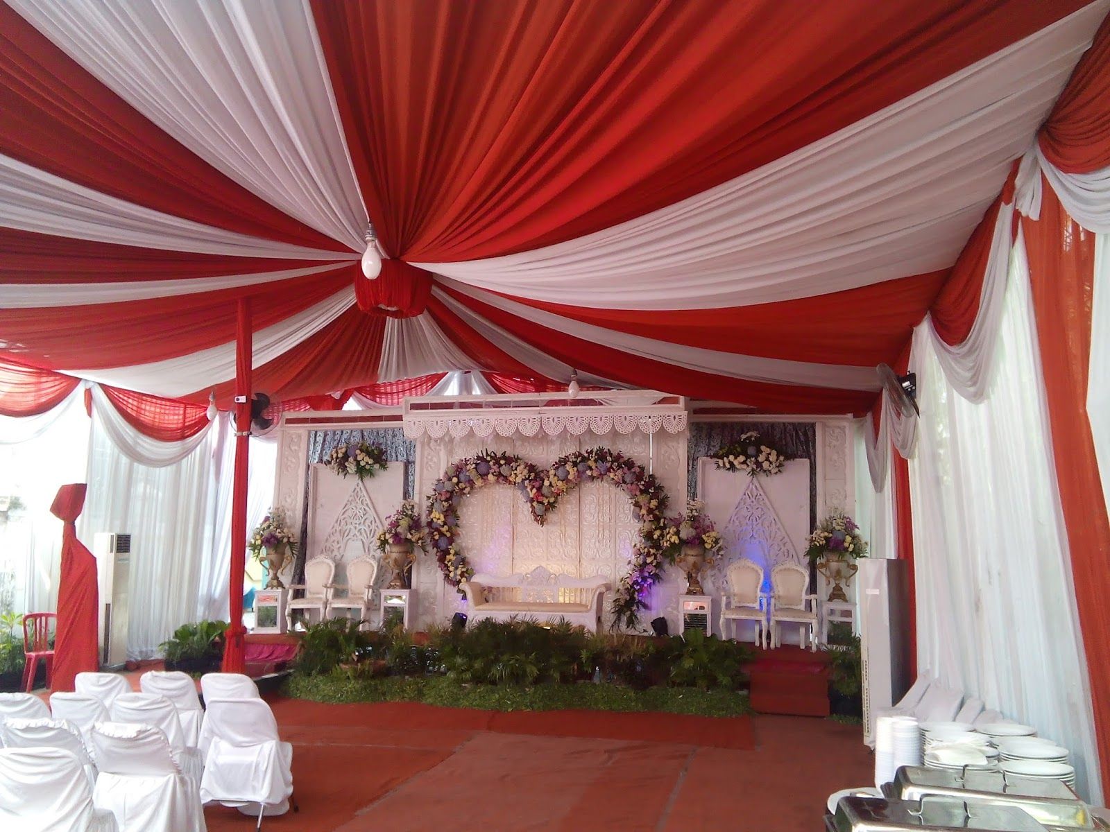 Detail Tenda Pernikahan Sederhana Di Rumah Nomer 4