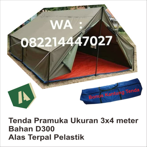 Detail Tenda Pramuka Dari Terpal Nomer 16